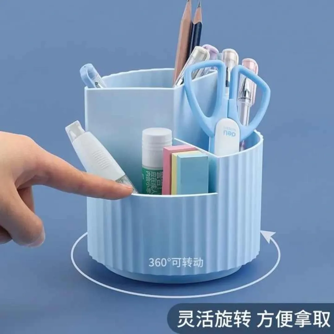 جاقلمی رومیزی چرخشی ۳ قسمتی