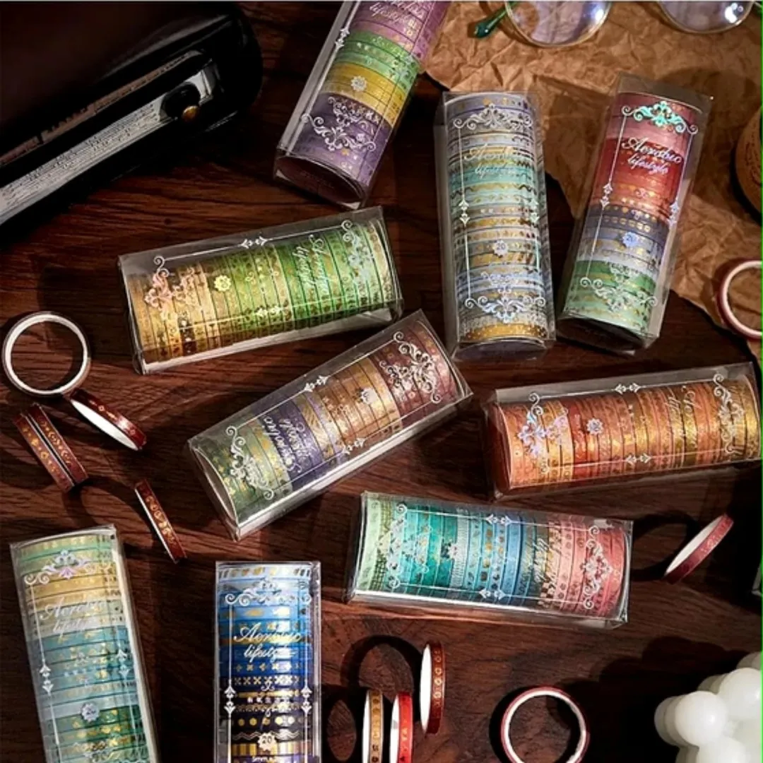 چسب واشی طلاکوب باریک ۲۰ تایی