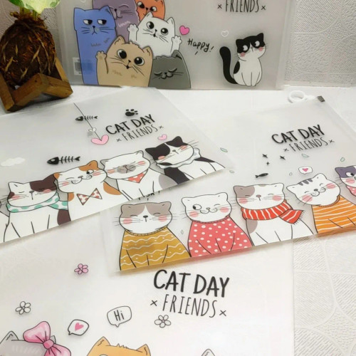 پوشه آ۴ طرح گربه