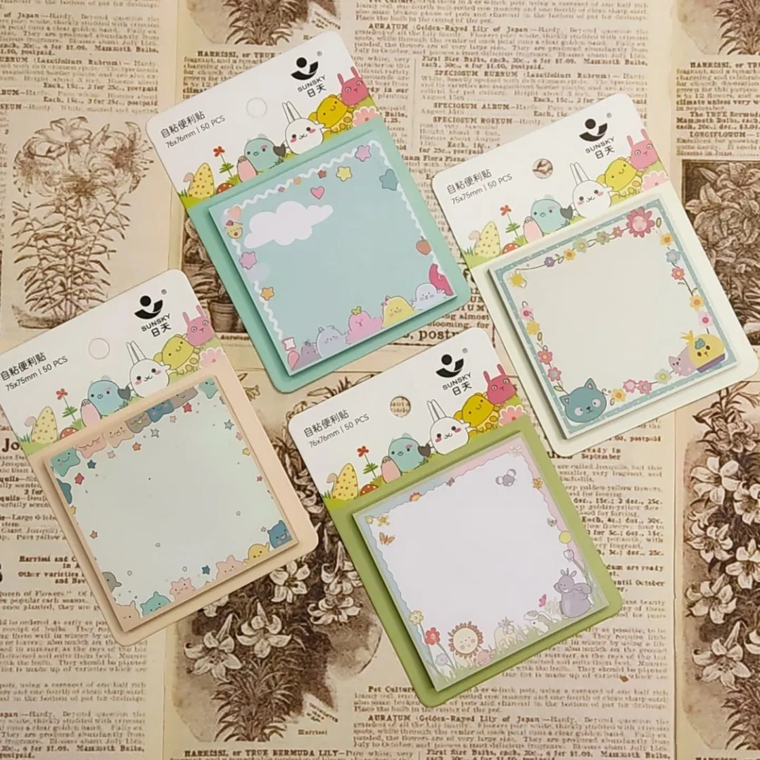 استیک نوت فانتزی طرح حیوانات