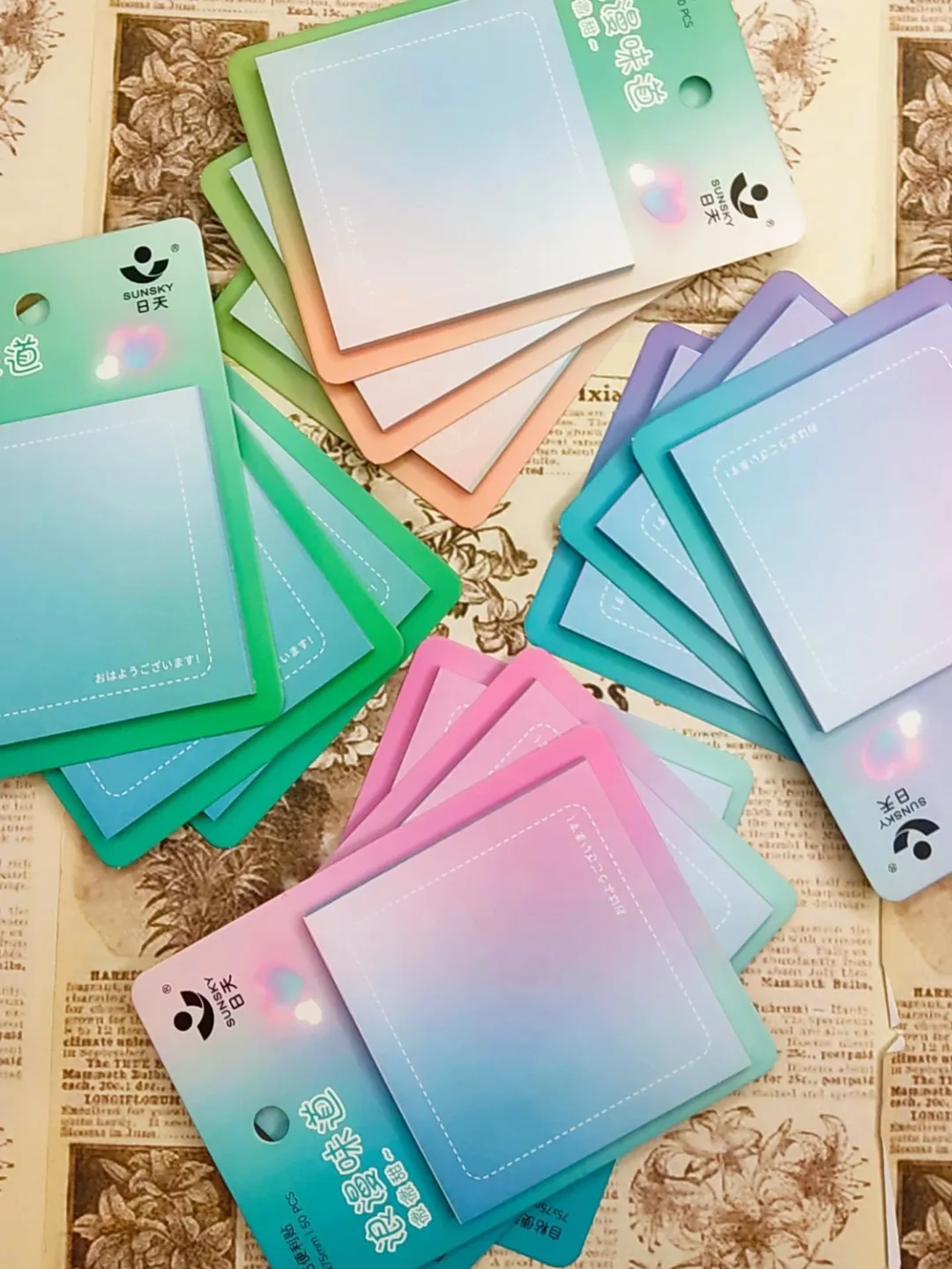 استیک نوت طیف رنگی