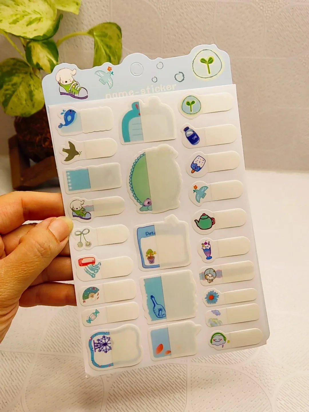 برچسب اسم ضد آب فانتزی