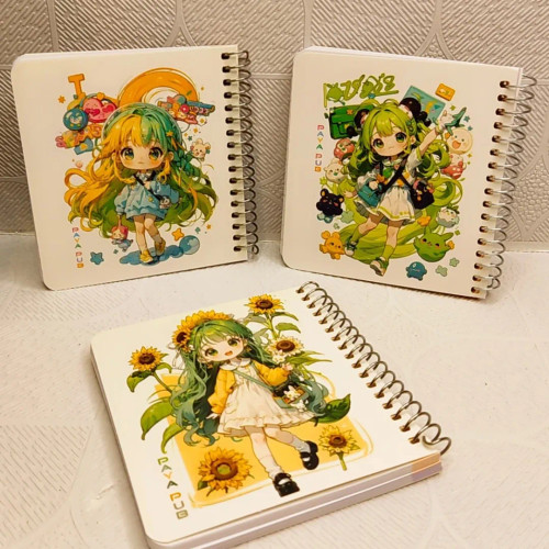 دفترچه انیمه دخترانه