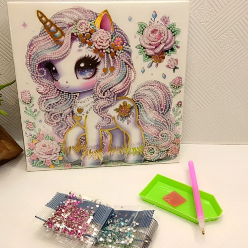 نقاشی الماس طلاکوب ۲۰×۲۰